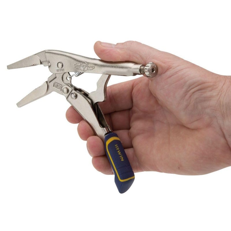 IRWIN VISE-GRIP Locking Pliers, Fast Release, Long Nose with Wire Cutter, 6-Inch (IRHT82583) - Image 5
